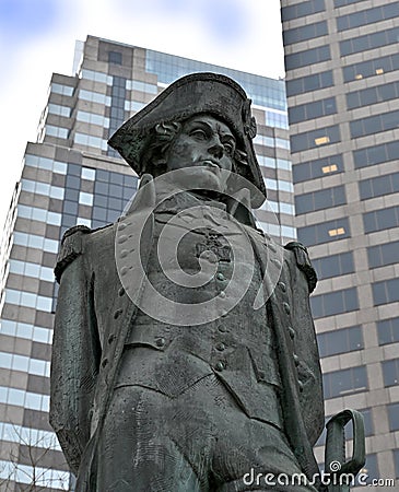 Kosciuszko Memorial Statue Editorial Stock Photo