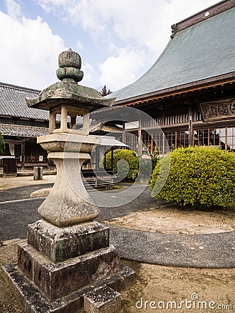 Koshoji temple in Uchiko, Japan Editorial Stock Photo