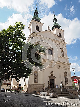 St Michael church in Brno Stock Photo