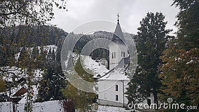 Kostol Nizna Boca in Slovakia Stock Photo
