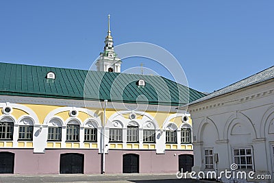 Kostroma architectural ensemble of the series was built for several decades Stock Photo