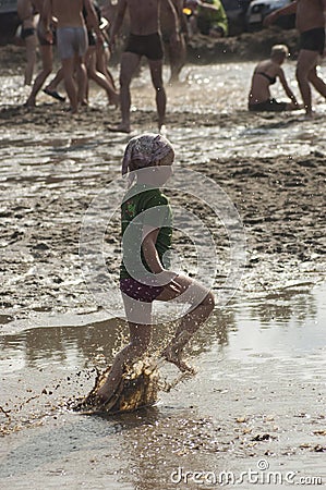 KOSTRZYN, Przystane Woodstock Festival. Editorial Stock Photo