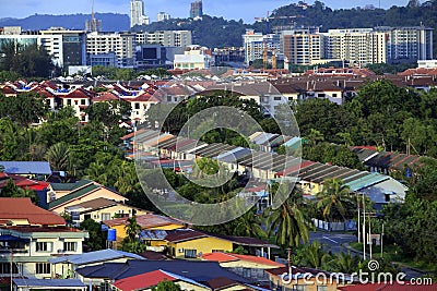 Kota Kinabalu city Stock Photo