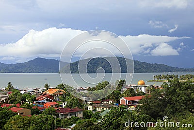 Kota Kinabalu city Stock Photo