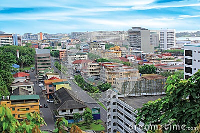 Kota Kinabalu Sabah Stock Photo