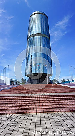 Tun Mustapha Tower Editorial Stock Photo