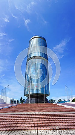 Tun Mustapha Tower Editorial Stock Photo