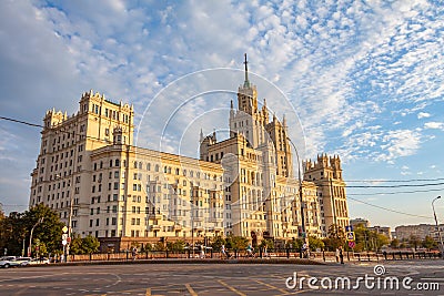 Kotelnicheskaya Embankment Building Stock Photo