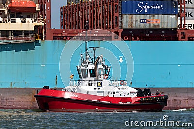 Tugboat BEAGLE of Kotug Smit Editorial Stock Photo