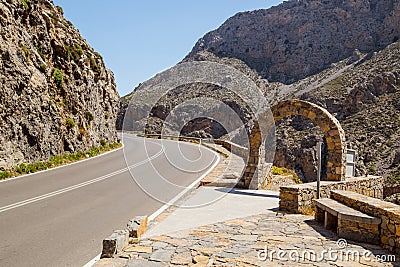 Kourtaliotiko Gorge, Crete Stock Photo
