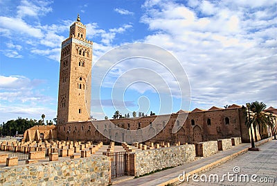 Koutoubia Mosque. Stock Photo