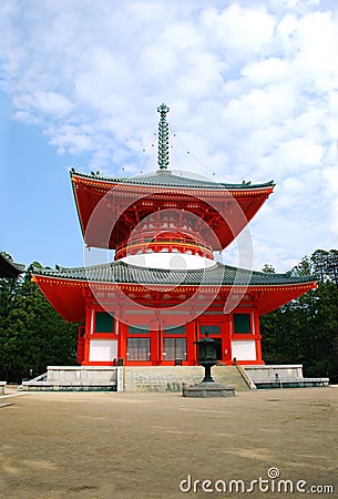Koya-san Temple Stock Photo