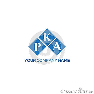 KPA letter logo design on WHITE background. KPA creative initials letter logo concept. KPA letter design.KPA letter logo design on Vector Illustration