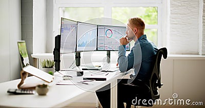 KPI Business Data Dashboard Analytics Stock Photo