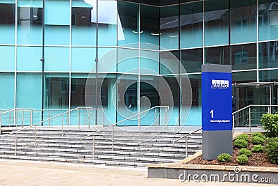 KPMG auditing company in Leeds UK Editorial Stock Photo