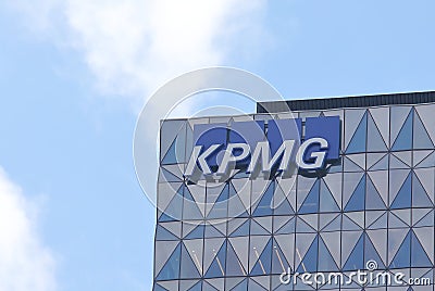 KPMG auditor company Editorial Stock Photo