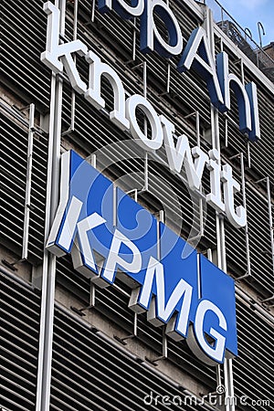 KPMG office in Sweden Editorial Stock Photo