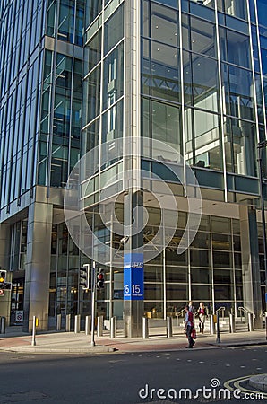 KPMG Offices, London Docklands Editorial Stock Photo