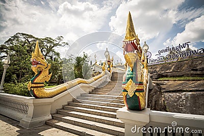 Krabi, Thailand - December 26, 2016 : Kaew Korawaram Temple. Krabi, Thailand. Editorial Stock Photo