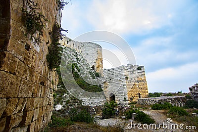 Krak (Crac) des Chevaliers Stock Photo