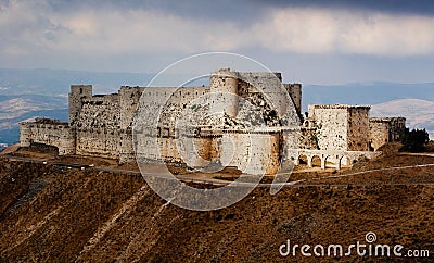 Krak des Chevaliers Stock Photo