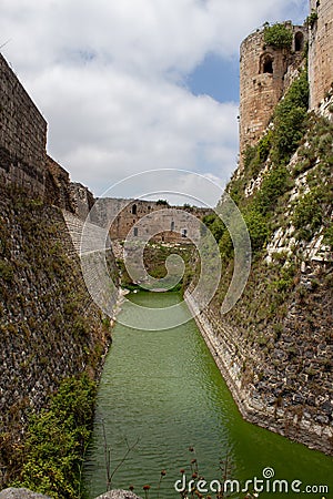 Krak des Chevaliers (Castle of the Knights) Stock Photo