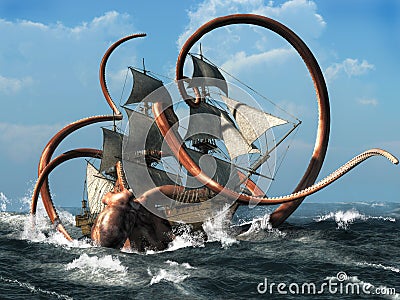 The Kraken Stock Photo