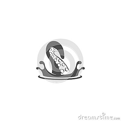 Kraken logo icon illustration Cartoon Illustration