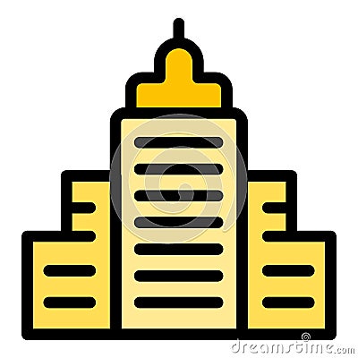 Krakow building icon vector flat Vector Illustration