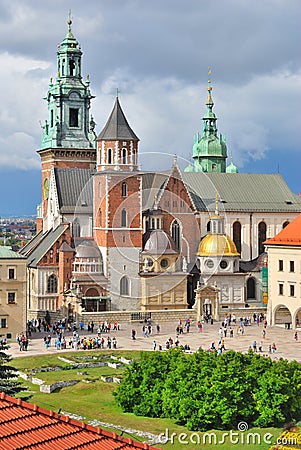 Krakow. Wawel Cathedral Stock Photo