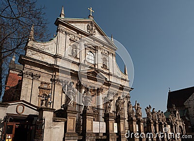 Krakow Architecture Stock Photo