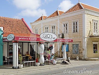 Gios Gelateria Shop Editorial Stock Photo