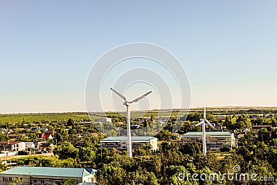 Krasnodar region, Temryuk district, Kuchugury, Russia. Kuchugury resort village at coast Azov sea. Stock Photo