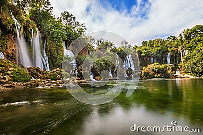 Kravice waterfall in Bosnia and Herzegovina Stock Photo