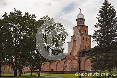 Kremlin (Detinets). Kokui Tower Stock Photo