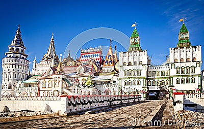 Kremlin in Izmailovo Stock Photo