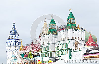 Kremlin in Izmailovo, Moscow, Russia Stock Photo