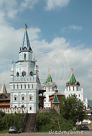 Kremlin in Izmaylovo, Moscow landmark Stock Photo