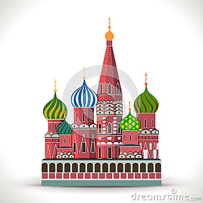 Kremlin, Moscow Vector Illustration