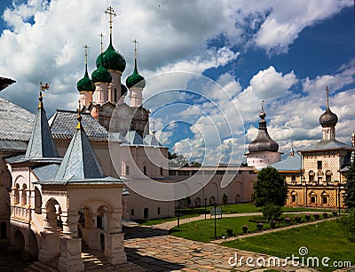 Kremlin in Rostov Veliky. Russia Stock Photo