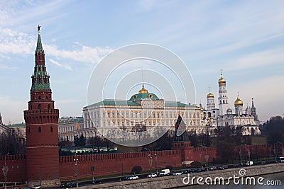 Kremlin views of the Moscow river Editorial Stock Photo