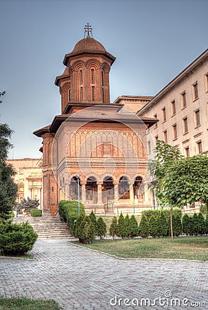 Kretzulescu Church in Bucharest Stock Photo