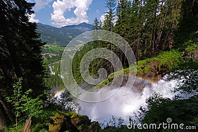 Krimmler (Krimml) waterfall Stock Photo