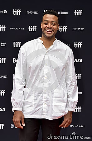 Kris Bowers attends the Chevalier film Premiere at TIFF2022 Editorial Stock Photo
