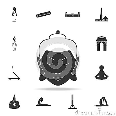 Krishna icon. Detailed set of Indian Culture icons. Premium quality graphic design. One of the collection icons for websites, web Stock Photo