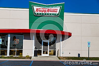 Krispy Kreme Doughnuts Entrance Editorial Stock Photo