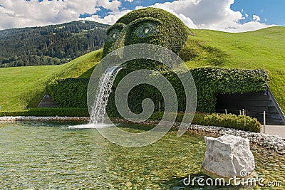 Kristallwelten fountain Stock Photo