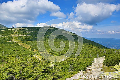 Krkonose Mountains, Czech Republic, Poland Stock Photo