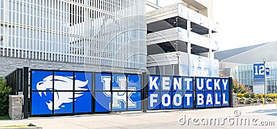 Kroger Field, home of the University of Kentucky Wildcats football team in Lexington, KY Editorial Stock Photo