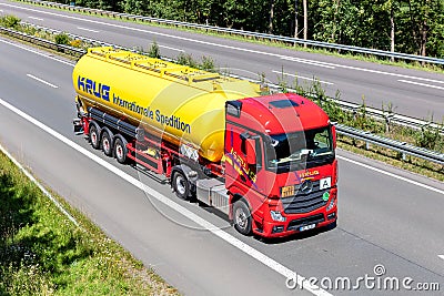 Krug Mercedes-Benz Actros Editorial Stock Photo